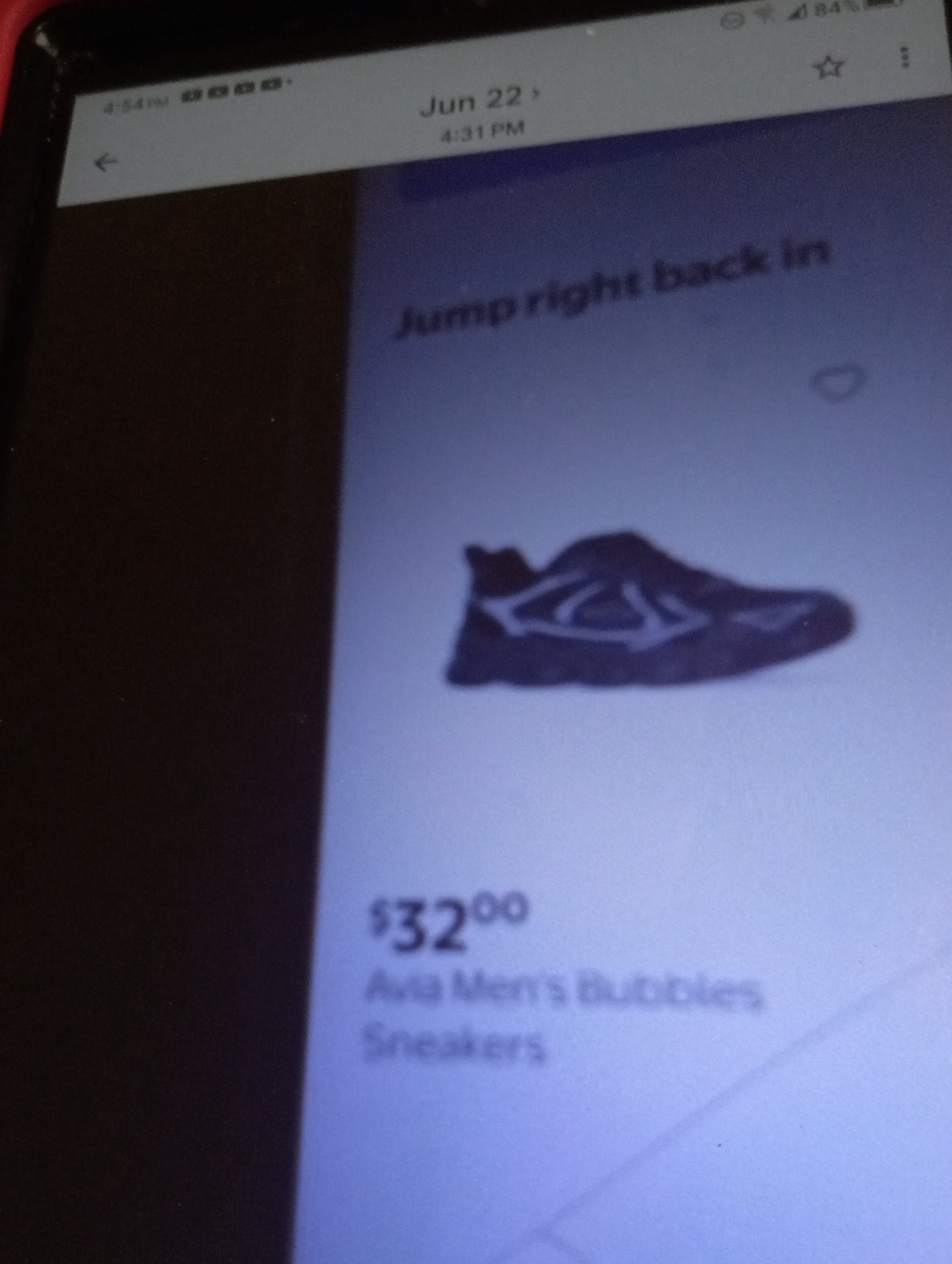 Avia  mens  bubble sneakers size.8